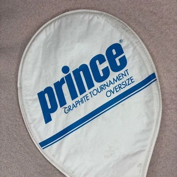 Prince Graphite Tournament Oversize Tennis Racket with Cover 4 1/4 Grip Active - Picture 3 of 12